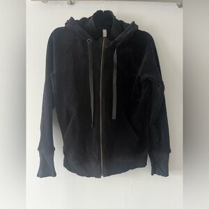 Athleta Charcoal Full-Zip Hoodie